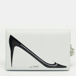 Dior Light Blue Leather Andy Warhol Clutch